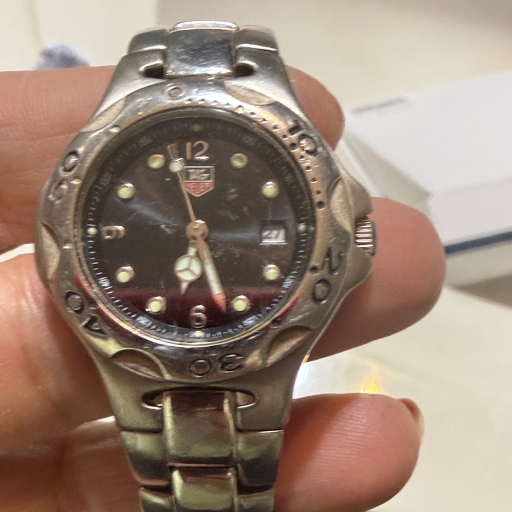 TAG Heuer Black Dial Silver Watch